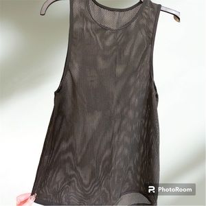 Black Mesh Tank